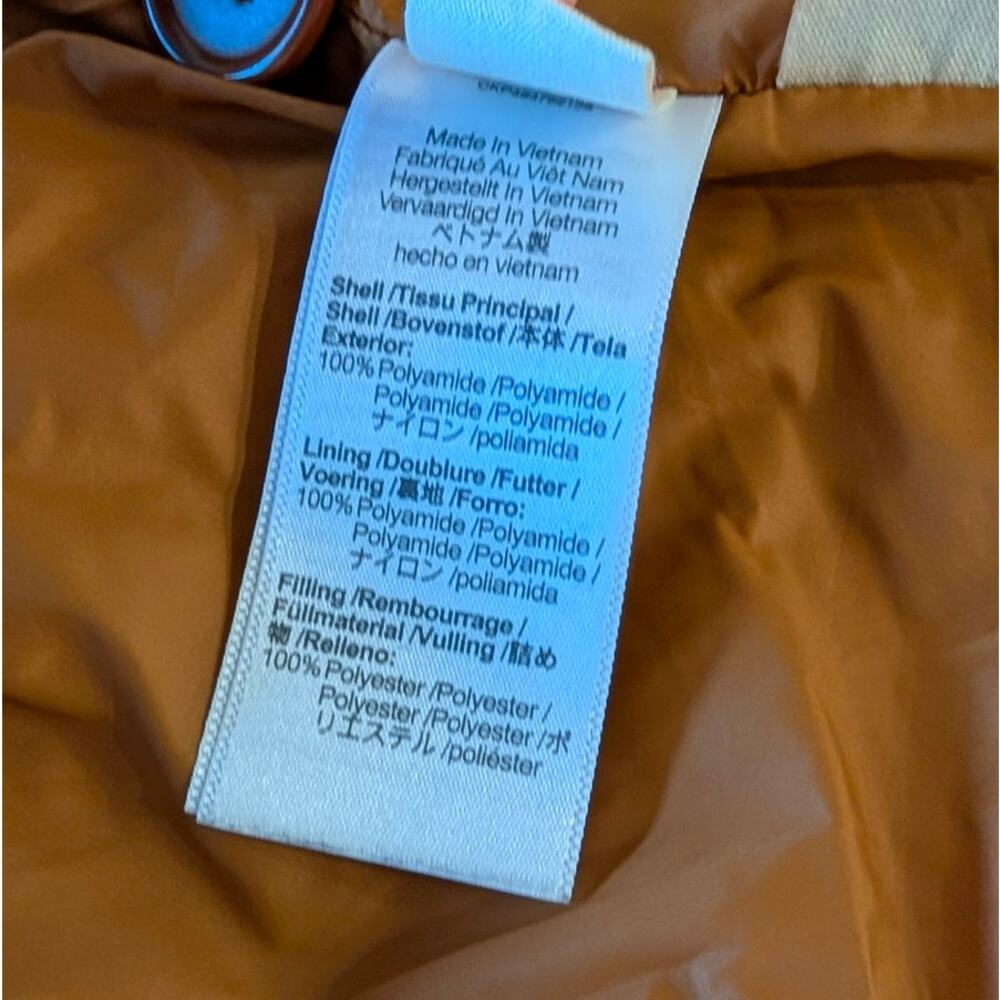 Madewell Airpuff Shirt Jacket Womens S Brown Oversized Quilted Button Front - Picture 10 of 10
